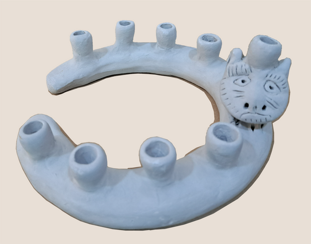 חנוכיה אתיופית עגולה